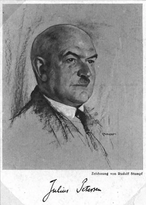 Porträt von Julius Petersen (Rudolf Stumpf (1881–1945))